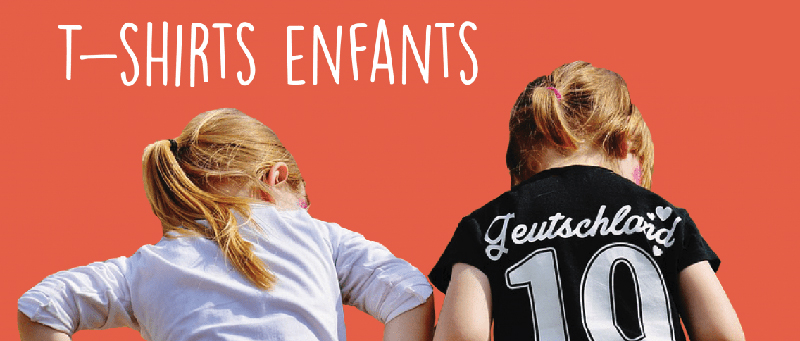 t-shirts enfants personnalisables