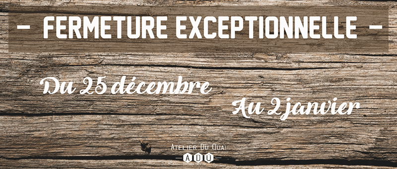 fermeture entre noel et nouvel an