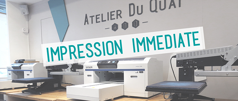 impression textile immédiate