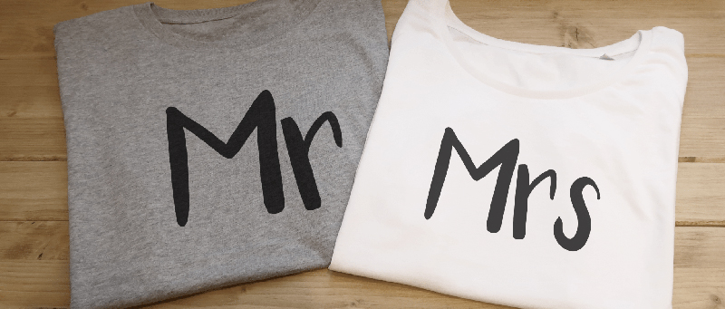 t-shirt personnalisé saint valentin