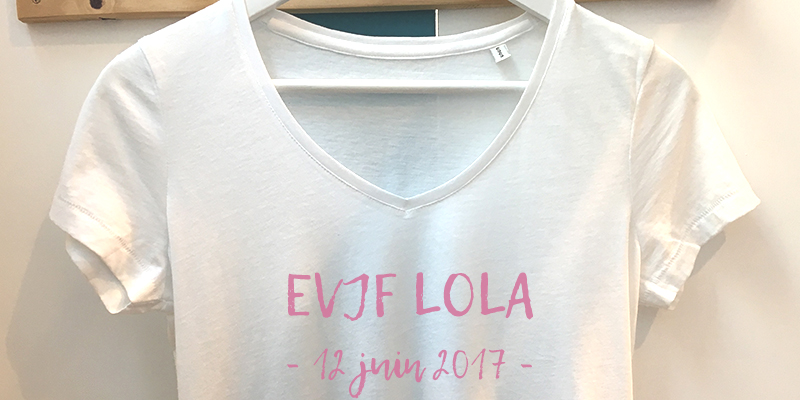t-shirt personnalisé evjf