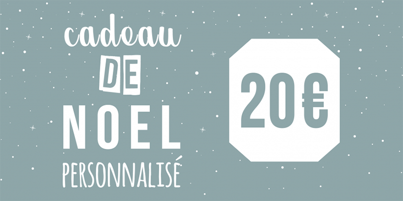 cadeau de noël personnalisé pour 20€