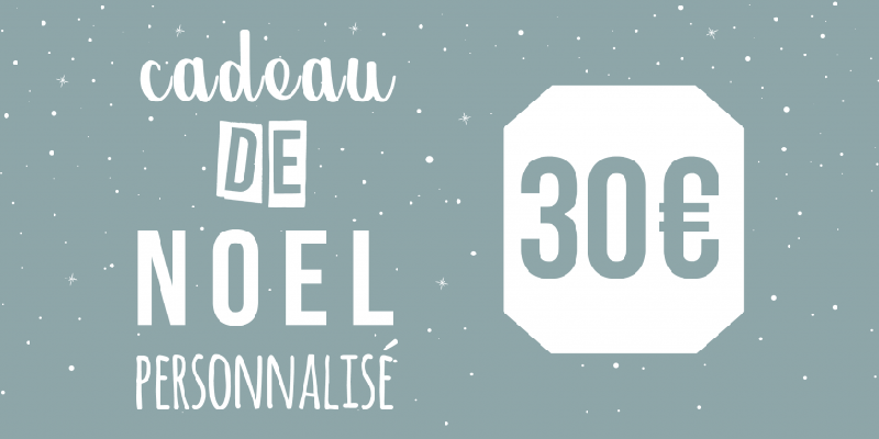 cadeau de noël personnalisé pour 30€