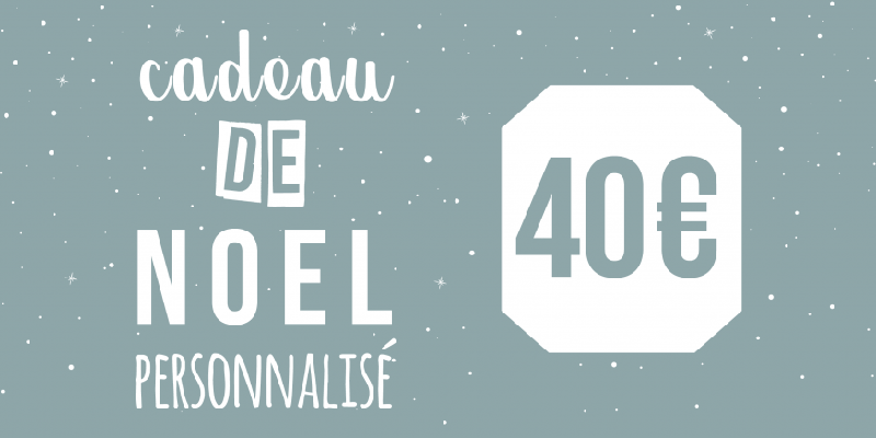 cadeau de noël personnalisé pour 40€