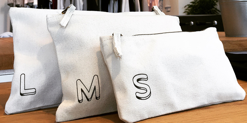 pochettes coton personnalisées