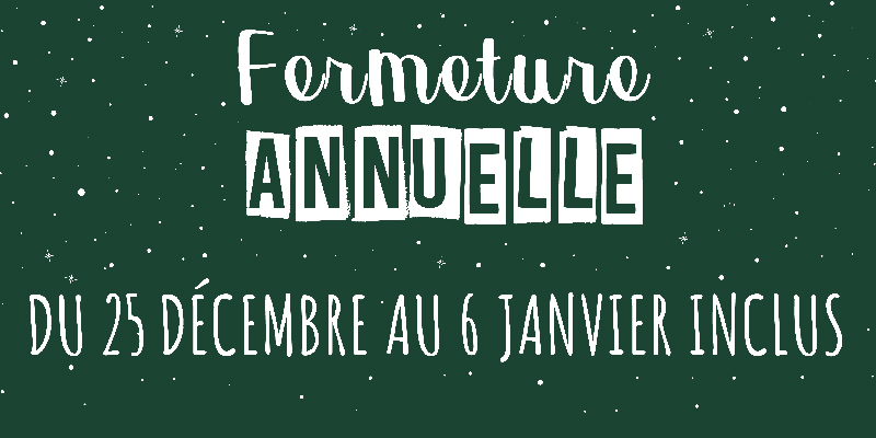 fermeture noel 2018