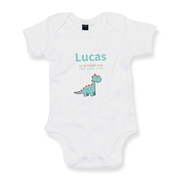 body bébé personnalisé