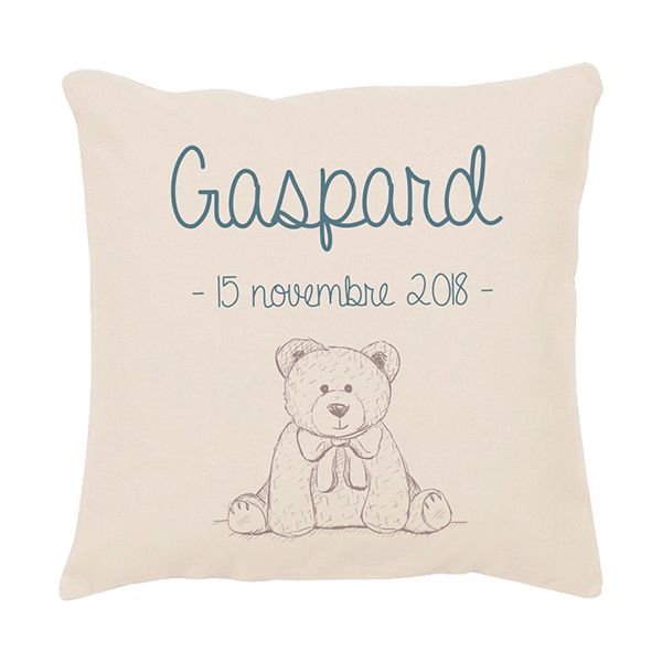 coussin de naissance personnalisé