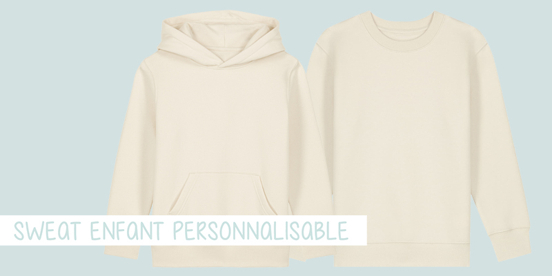 sweat enfant personnalisable