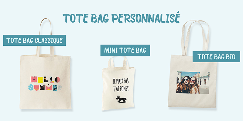 tote bag personnalisé à l'unité