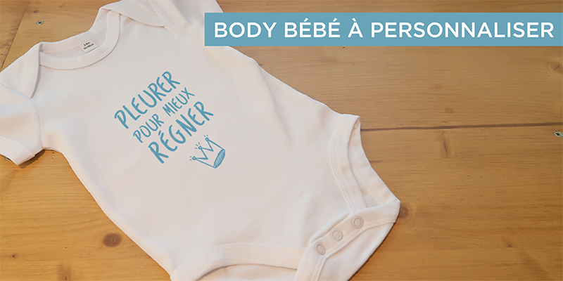 body bébé à personnaliser