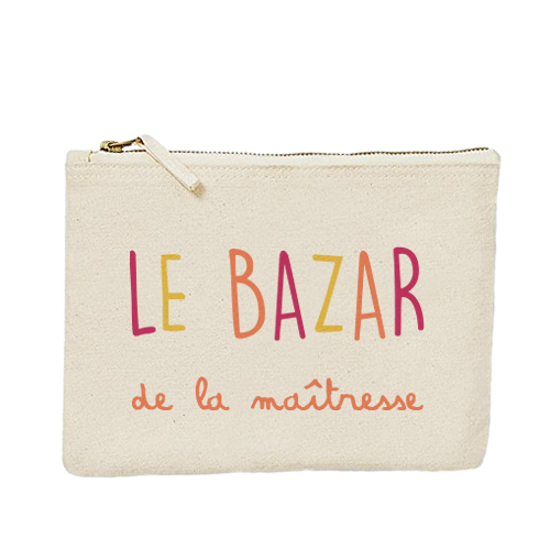 Pochette le bazar de la maitresse - Atelier du Quai