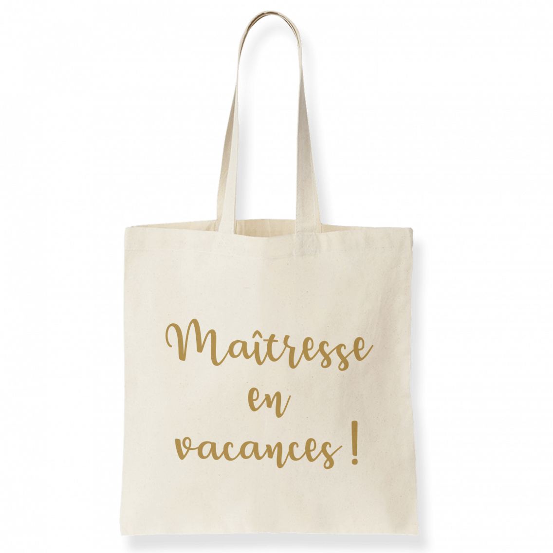 Tote bag maitresse en vacances