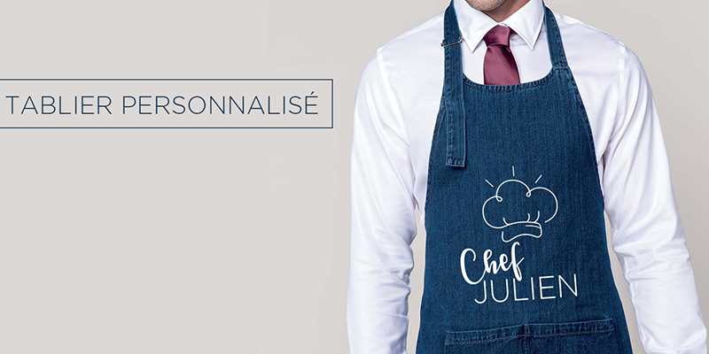 tablier personnalisé à l'unité