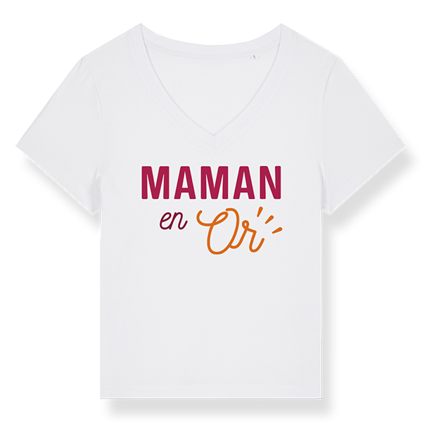 tshirt maman en or