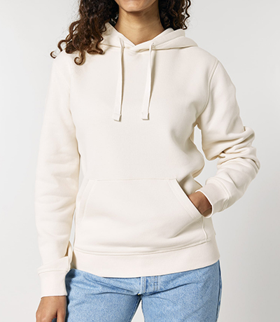 Sweat capuche personnalisé femme coton bio